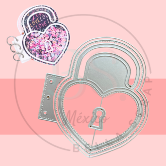 TROQUEL CANDADO CORAZÓN